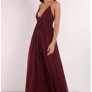 Tobi JAMEE WINE MAXI DRESS